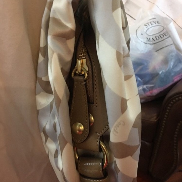 Y2K Coach Signature Cream Mad Large Maggie New Purse Bag Purse - Picture 3 of 8